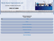 Tablet Screenshot of marshhomeimprovement.com